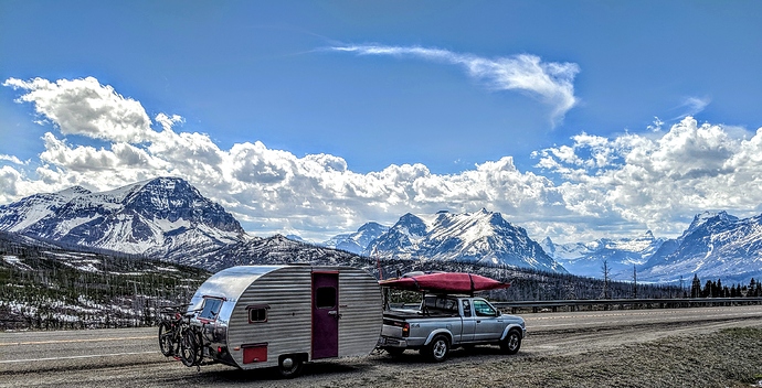 Glacier National Park in late spring